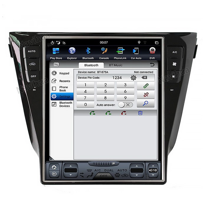 Nissan  X-TRAIL 2014-2017 Tesla style 12.1 inch Android Car DVD Player 